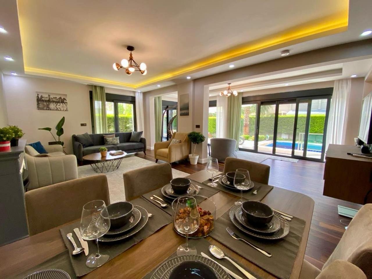 Villa Annabell1 With Swimming Pool And Jacuzzi, 3 Floors Belek Eksteriør billede